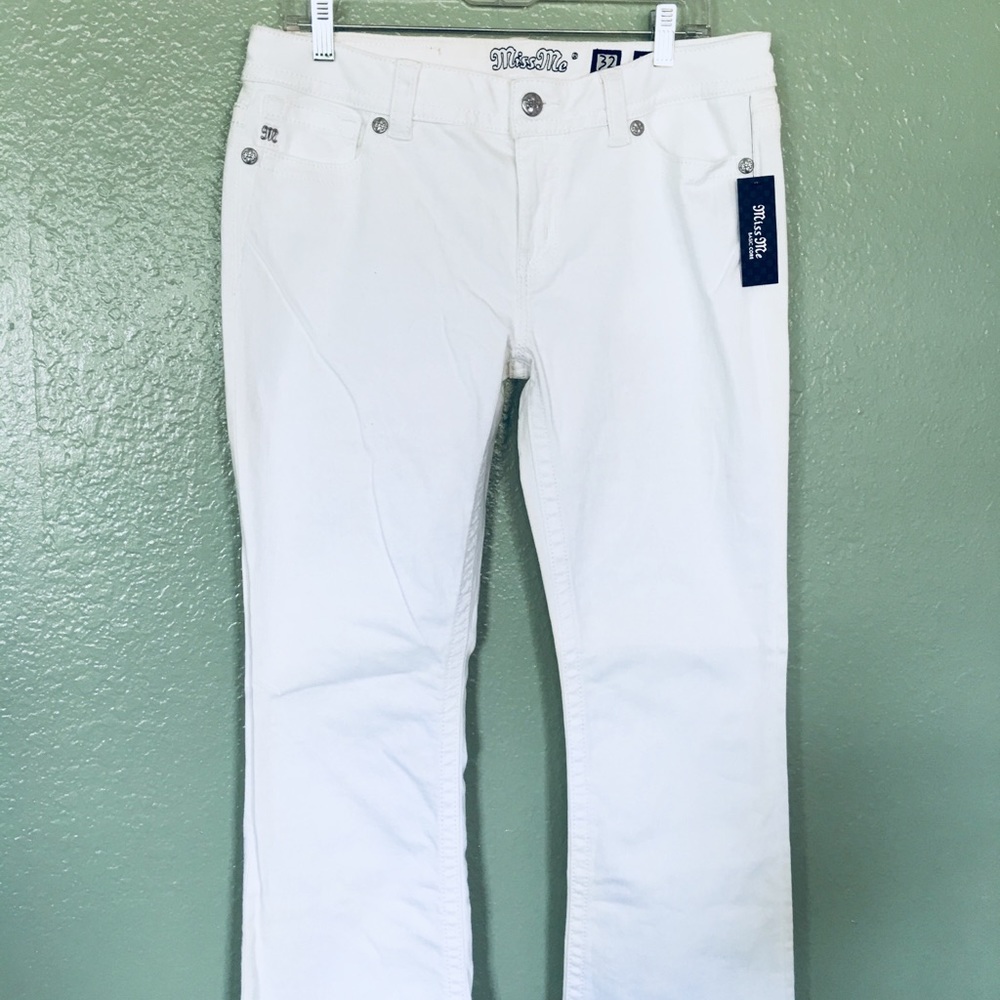 Miss me white jeans